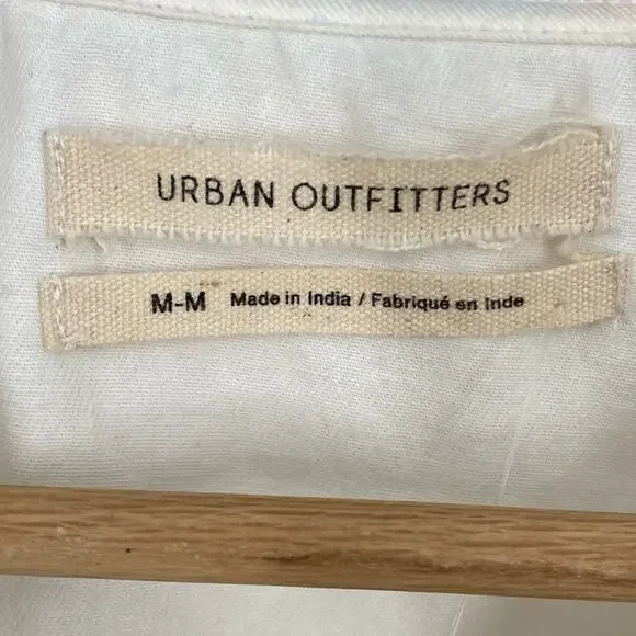 Urban Outfitters Peasant Top Bohemian Tribal Festival Ballon Sleeve Cropped M - Picture 5 of 10